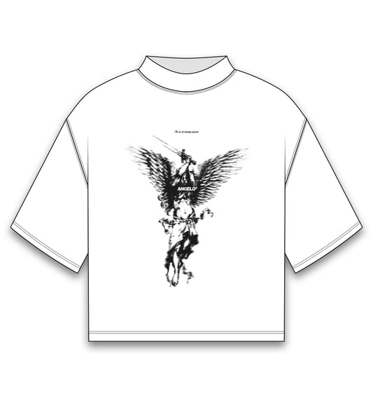 Camiseta manga corta "Ángel Guerrero" - Boxyfit